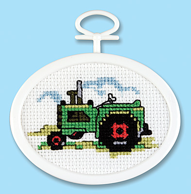Janlynn Tractor Kit 998-5042 Mini Counted Cross Stitch